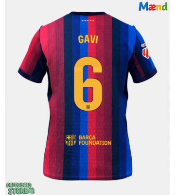 Barcelona Paez Gavi #6 Replika Hjemmebanetrøje 2026-27 Kortærmet